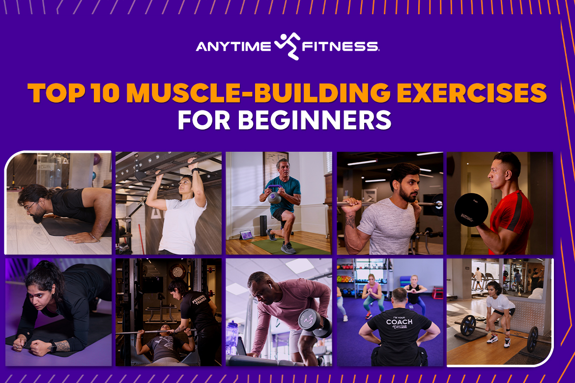 Top 10 Muscle-Building Exercises for Beginners